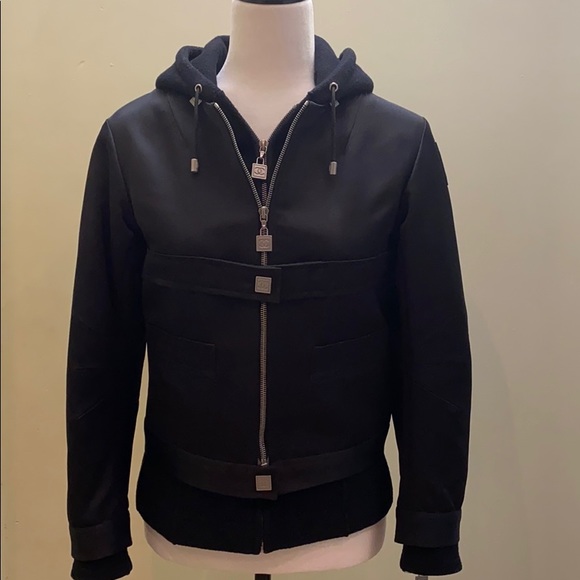 Auth Chanel Paris Couture CC Blouson black 2PC classic jacket couture runway - Picture 7 of 8